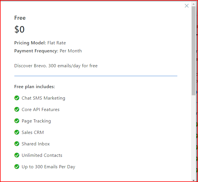 Brevo Email Deliverability;Brevo free plan