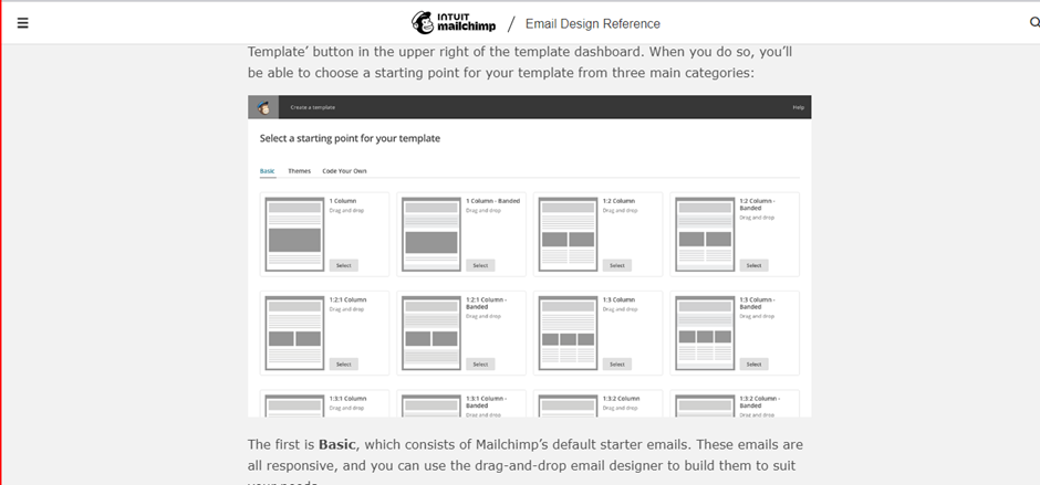 MailerLite vs. MailChimp 2024 ; MailChimp Interface