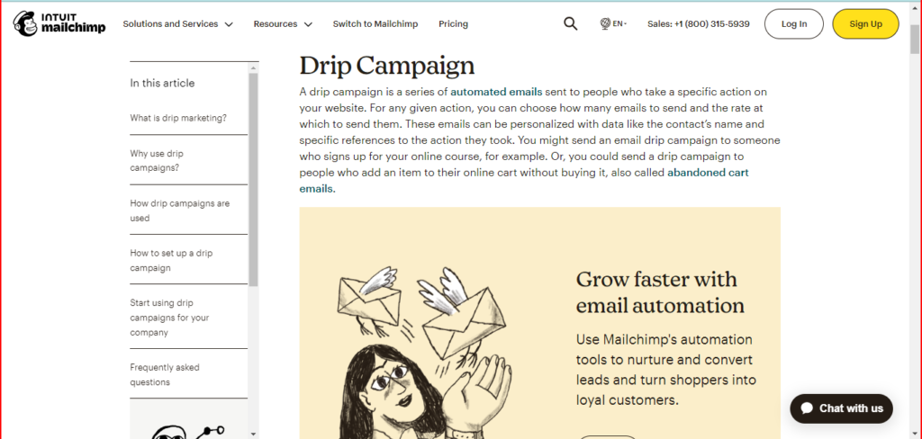 Free Drip Campaign Tools;MailChimp  drip campaign