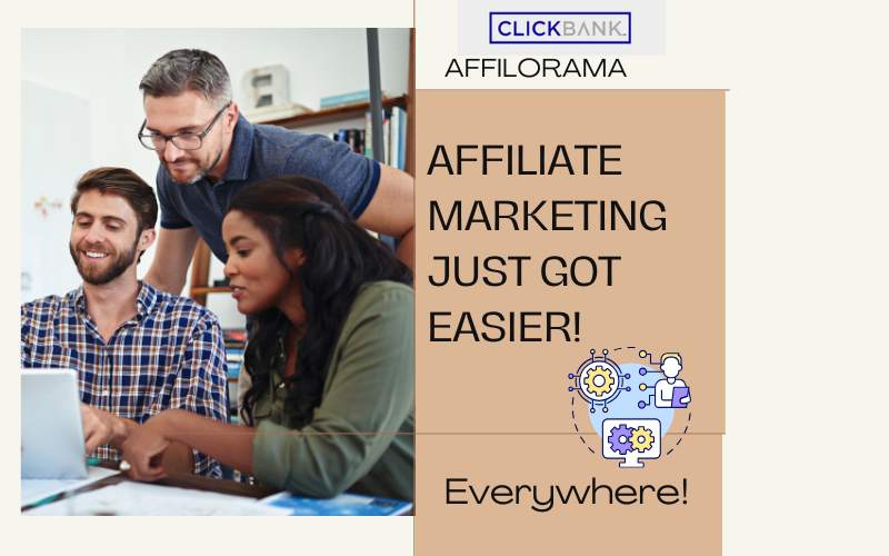 CLICKBANK AFFILORAMA; Affiliate marketing