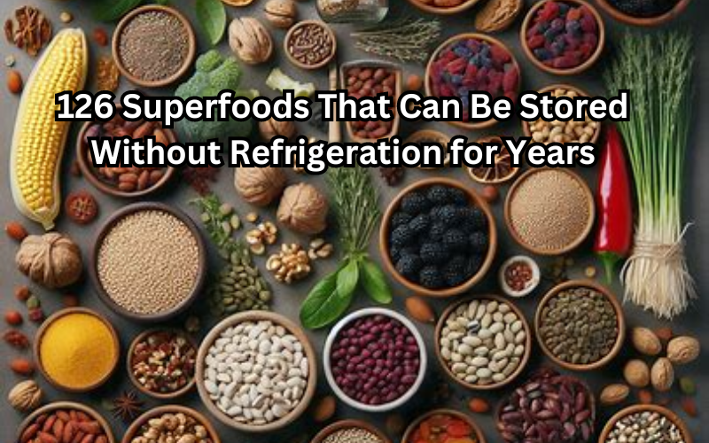 You are currently viewing 126 Superfoods That Can Be Stored Without Refrigeration for Years