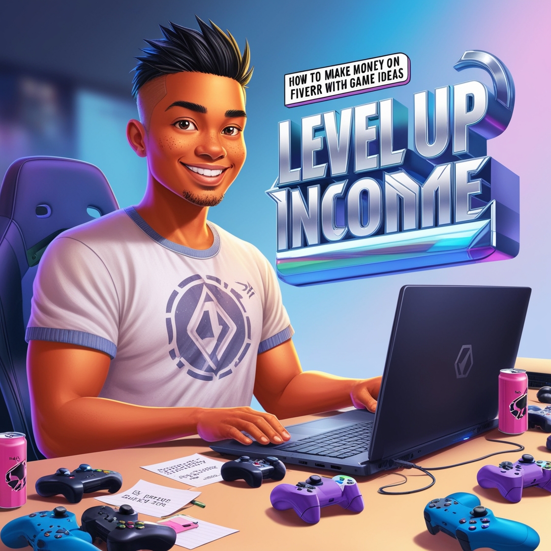 You are currently viewing Level Up Your Income: How to Make Money on Fiverr with Game Ideas